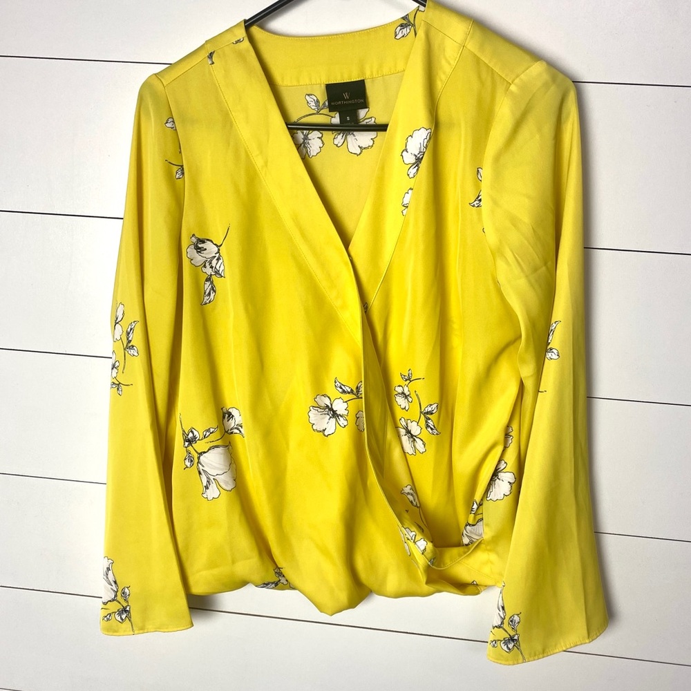Yellow Floral Top